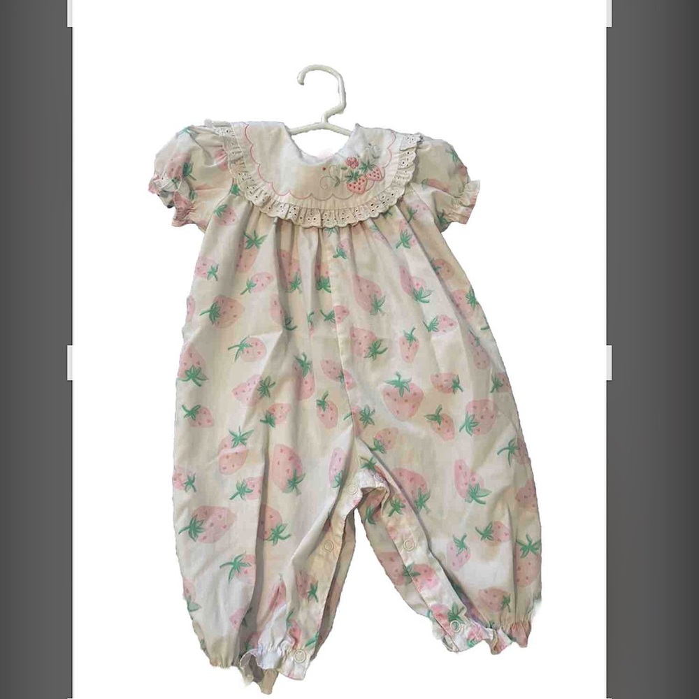 Strawberry Baby Romper